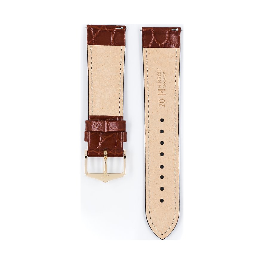 Hirsch Lederband Crocograin