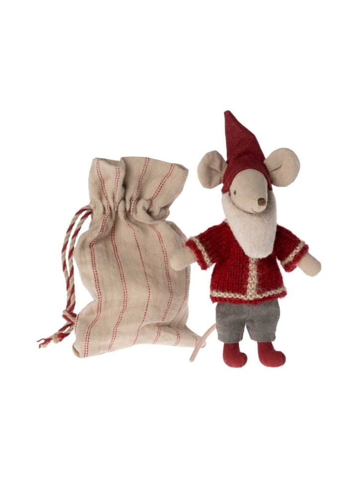 Maileg Weihnachtsmann Maus Großer Bruder mit Haus 14 cm günstig kaufen onesize