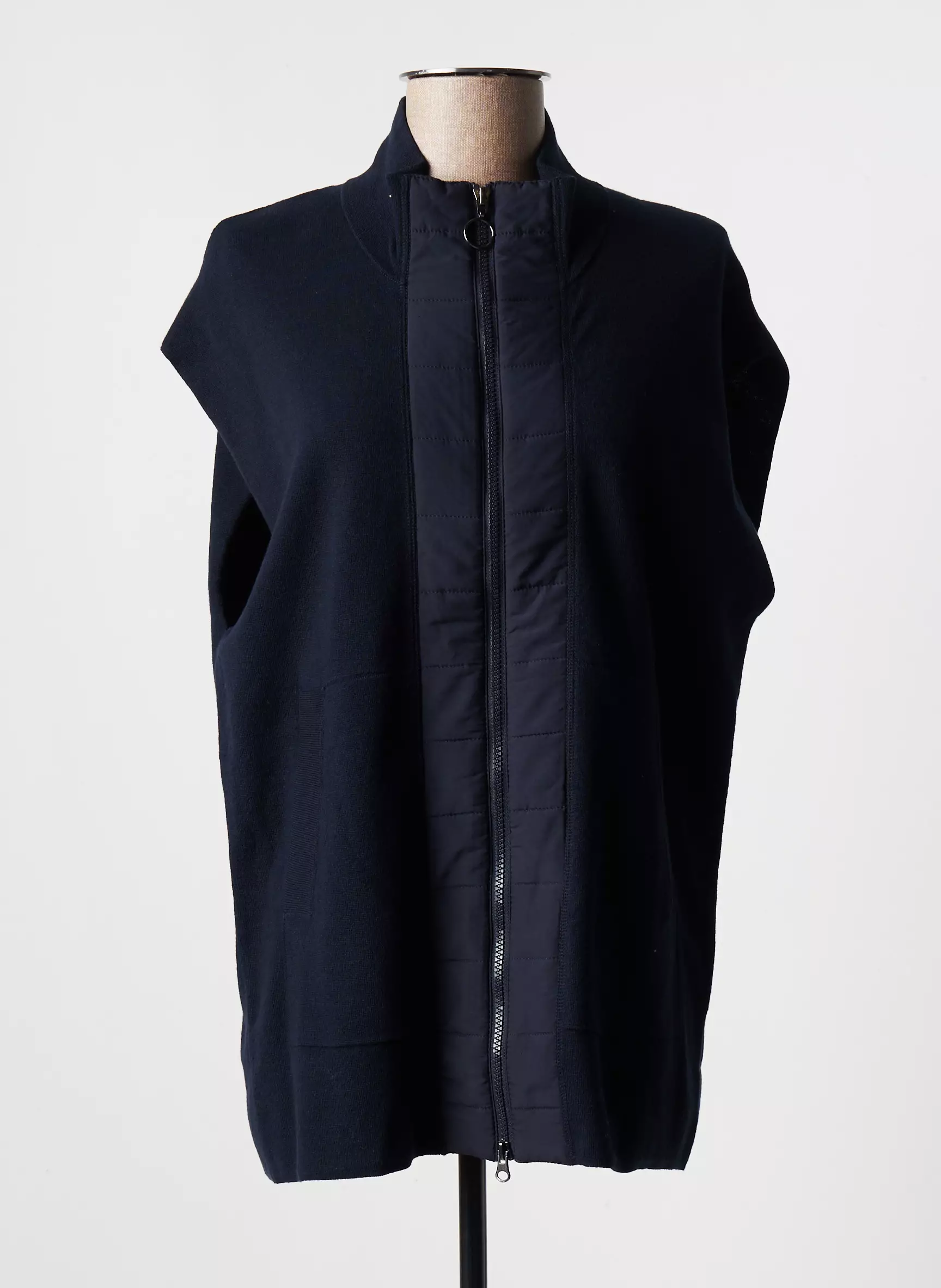 Rabe Gilets Manches Courtes Femme couleur bleu
