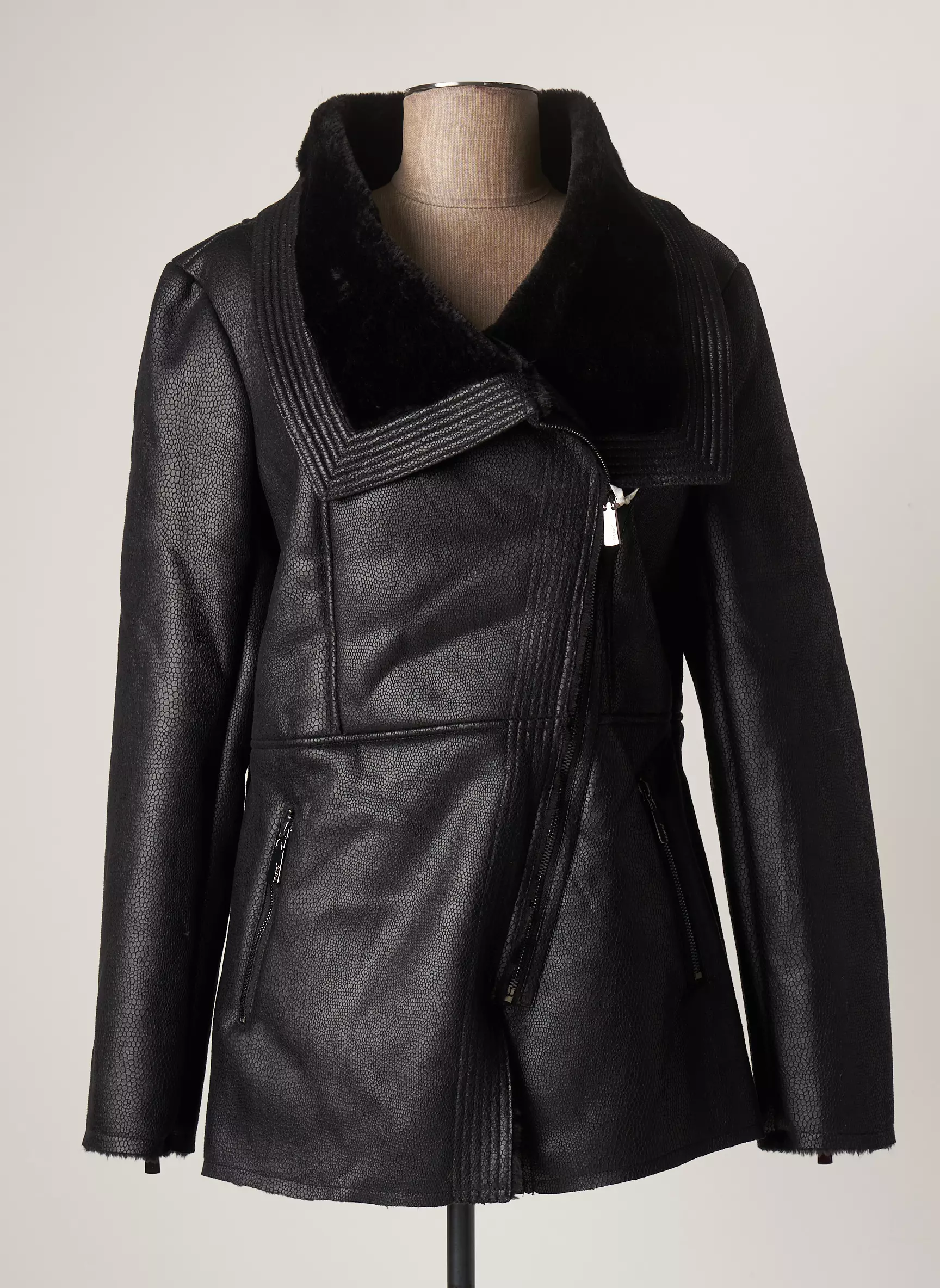 Virginia Blu  Vestecasual Femme couleur noir