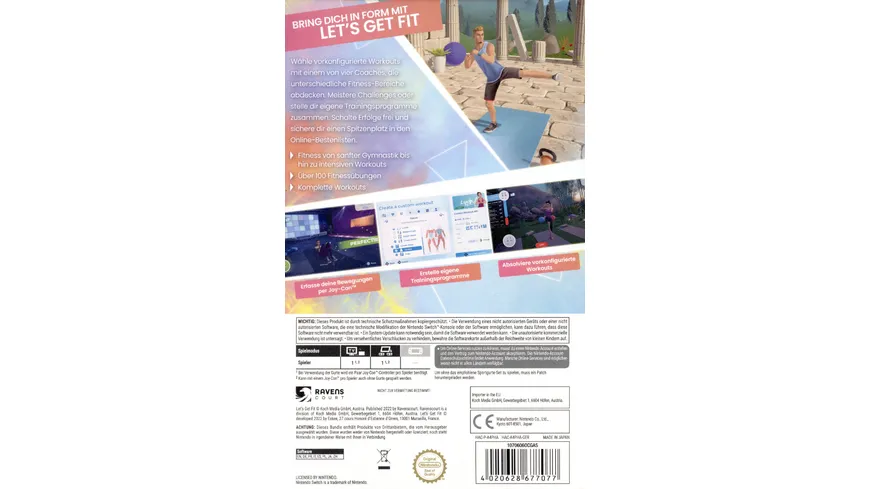 Let's Get Fit Bundle (Spiel inkl. 1 Sportgurt)