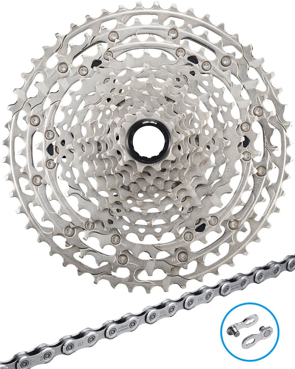Shimano DEORE CN-M6100+CS-M6100 12-fach Verschleissset 10-51 kaufen | Bike-Discount