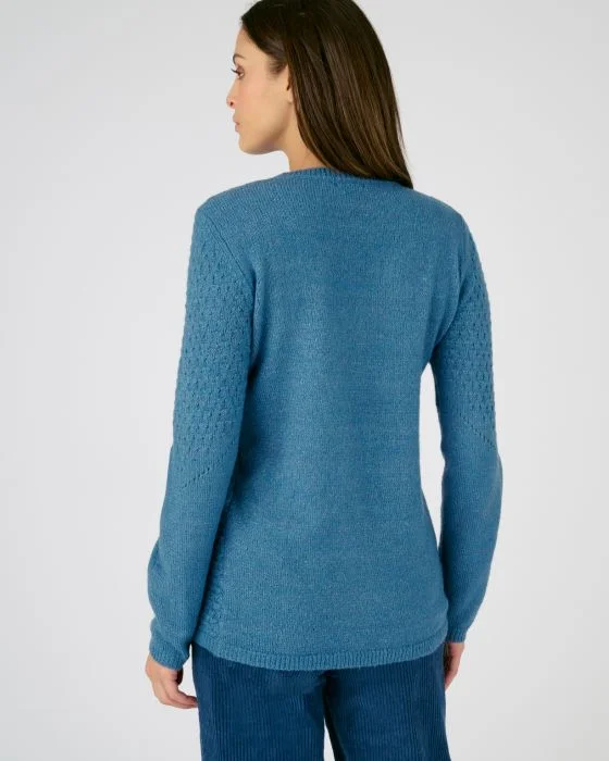 Pull maille ajourée et point fantaisie Thermolactyl