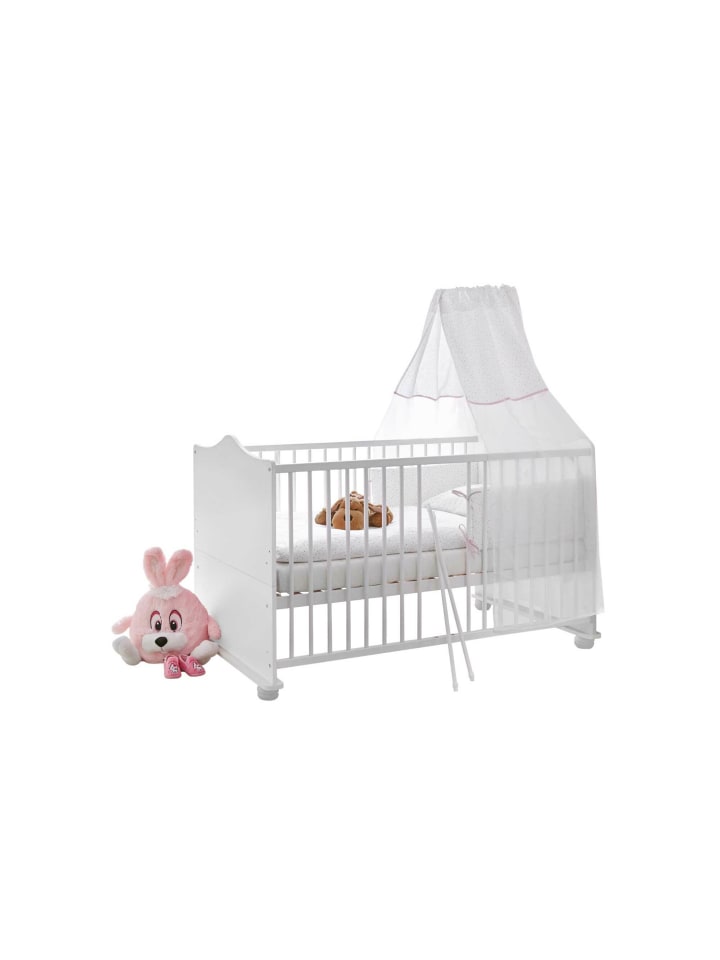 TICAA Babybett Prinzessin Weiß in Weiß günstig kaufen onesize