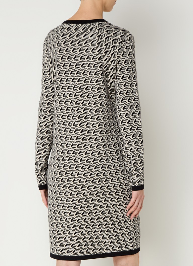 Vestido de punto corto con estampado gráfico de Gerry Weber