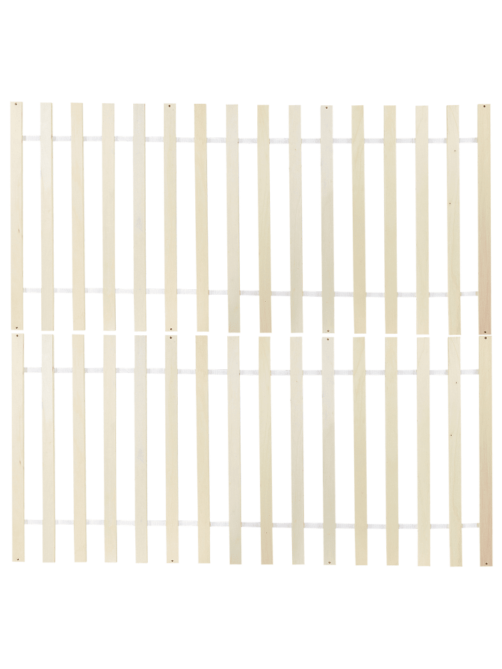 Beliani Doppelbett ROYAN in Heller Holzfarbton - (W) 189 x (H) 79 x (L) 210 cm günstig kaufen onesize