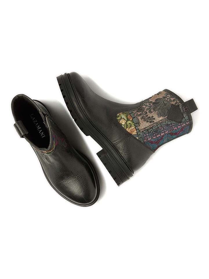 Lazamani Boots in Schwarz/ Bunt günstig kaufen