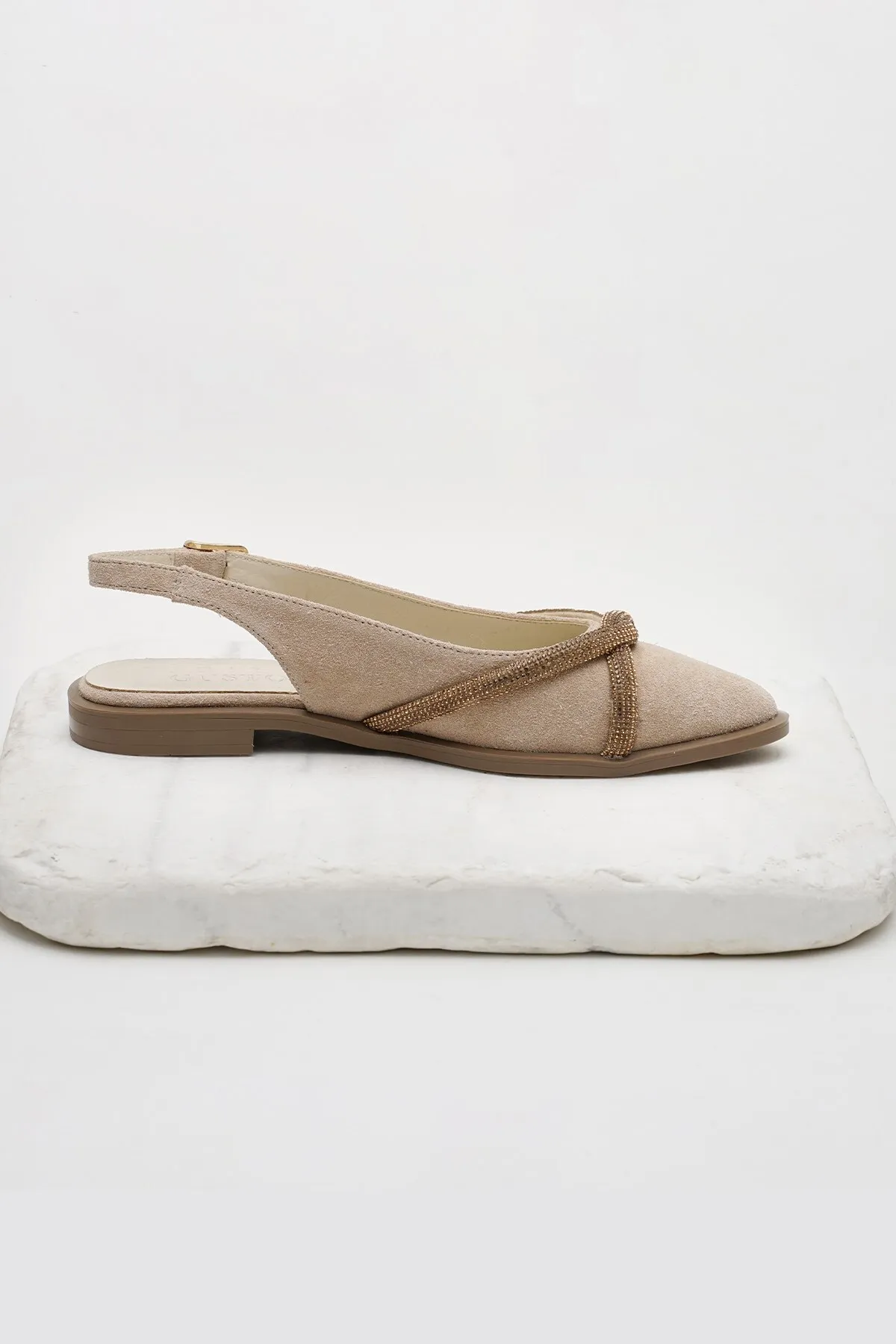 Mio Gusto  Ballerina - Beige - Flacher Absatz