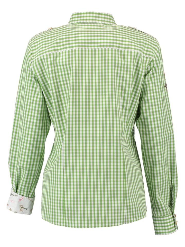 OS-Trachten Trachtenbluse Fronix in giftgrün günstig kaufen