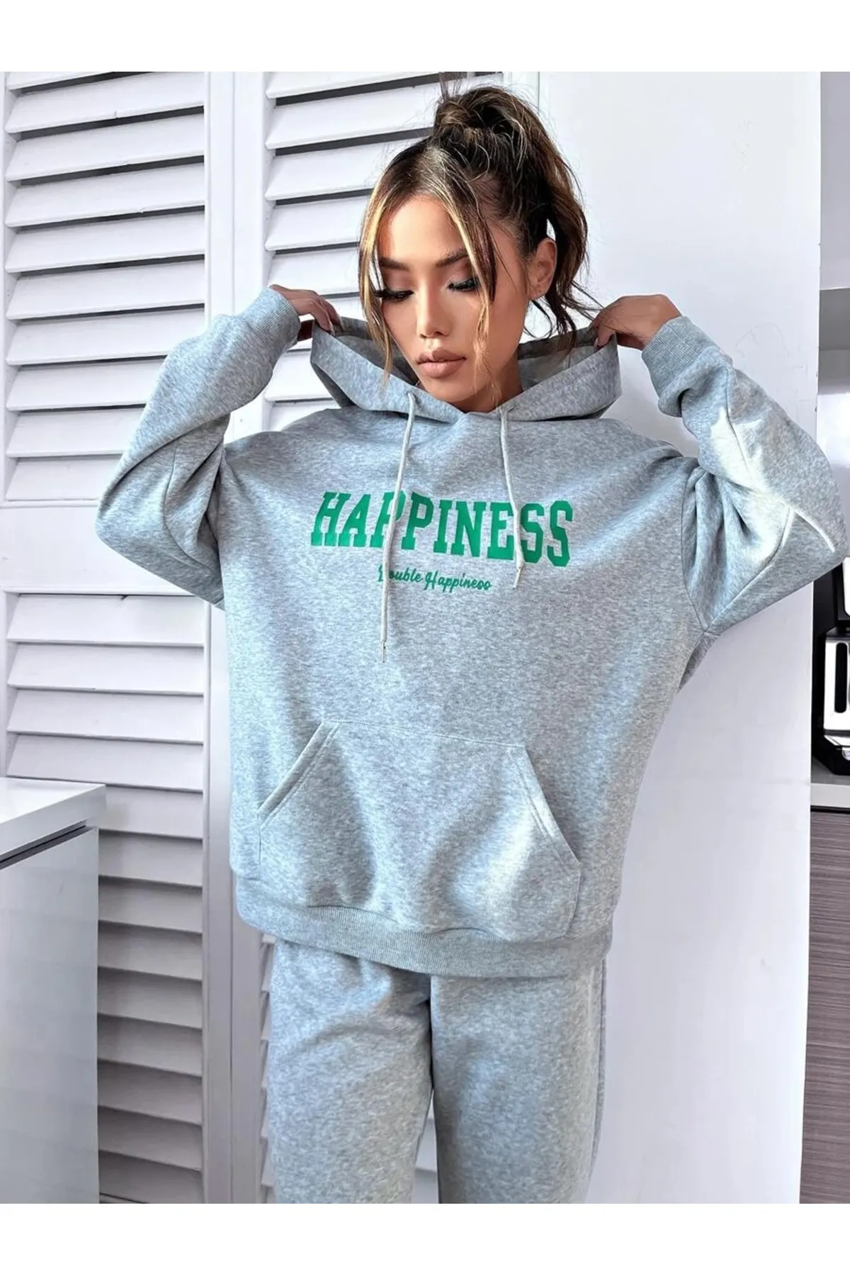 MOONBULL  Sport-Sweatsuit Set - Grau - Regular Fit