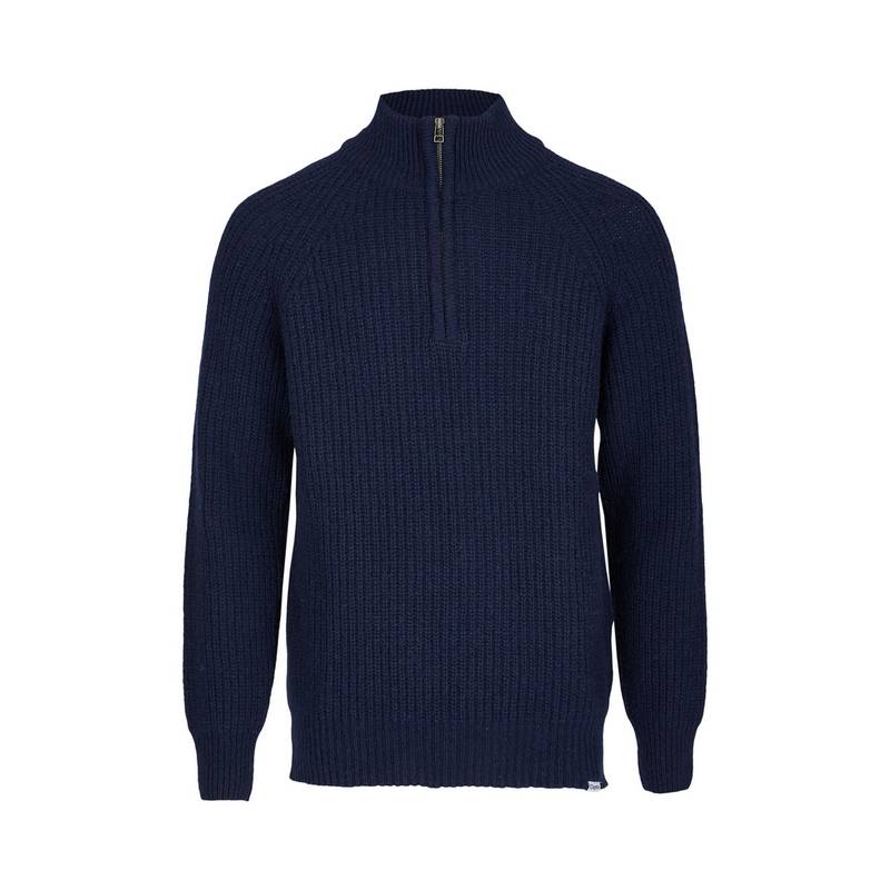 Cleptomanicx Ribber Troyer Strickpullover Herren