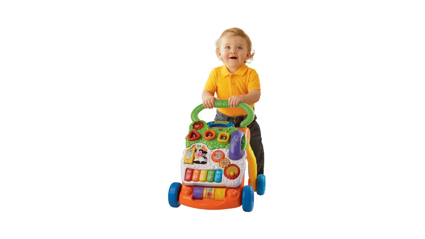 VTech Baby - Spiel- und Laufwagen orange