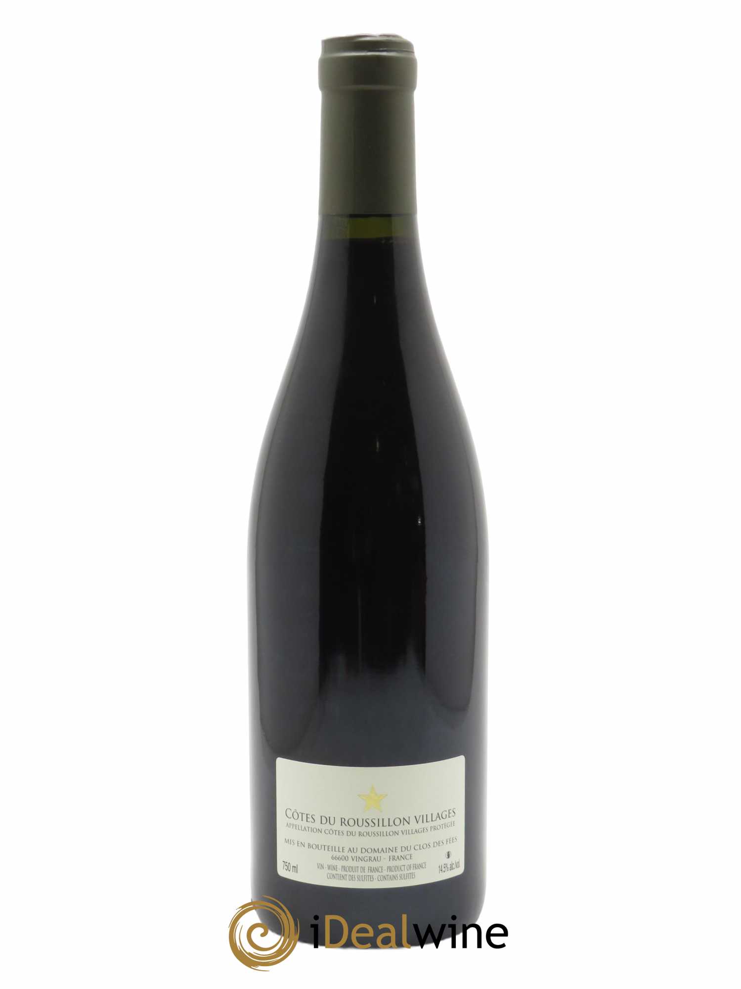 Côtes du Roussillon Villages Clos des Fées Hervé Bizeul  2019 - Lot de 1 Bouteille