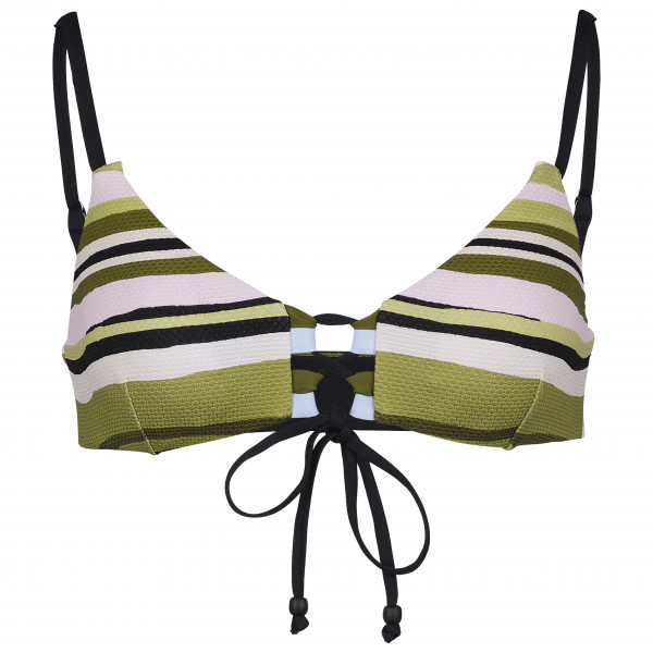 Seafolly - Women's Sun Stripe Reversible Bralette - Bikini-Top