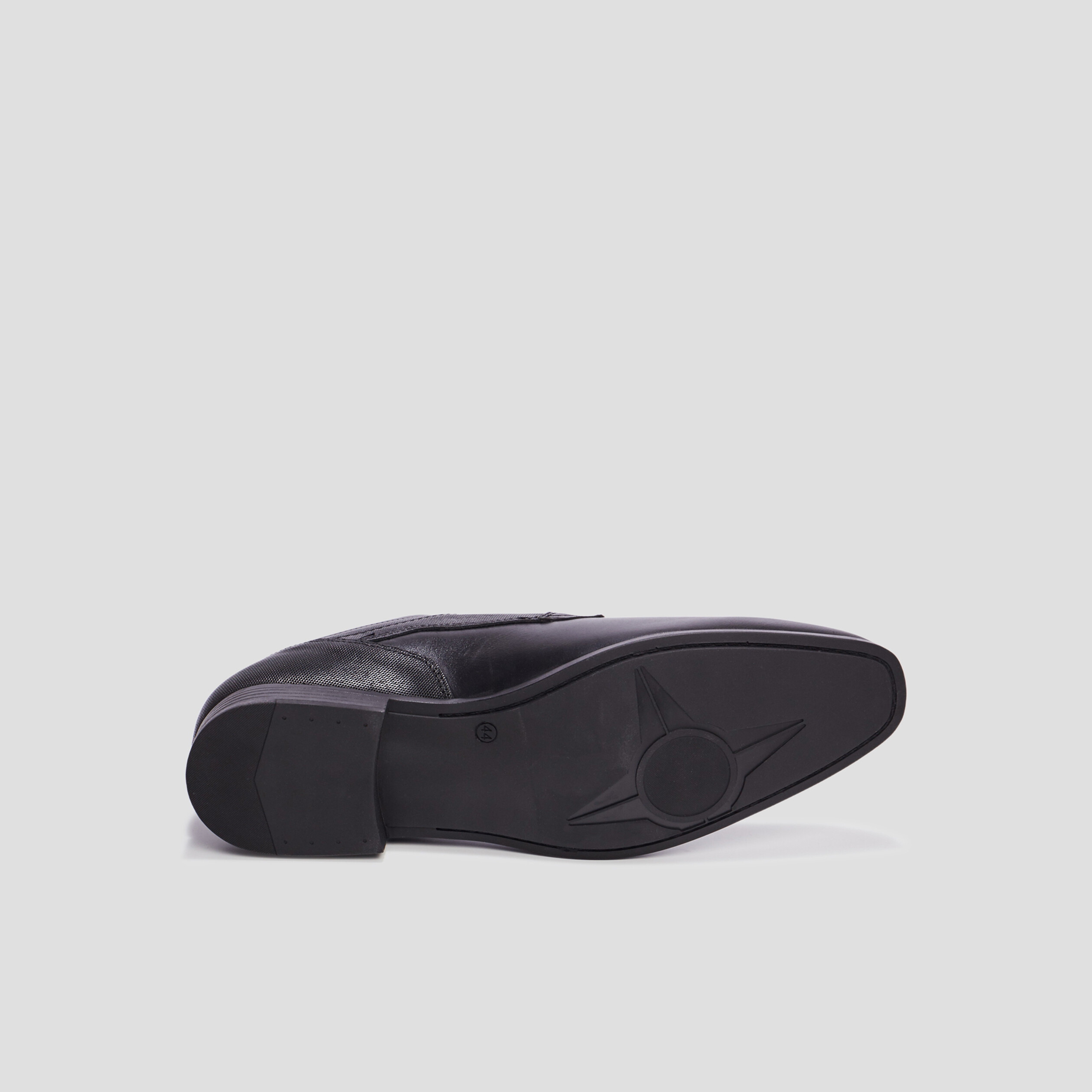 Derbies à lacets en cuir noir homme | La Halle