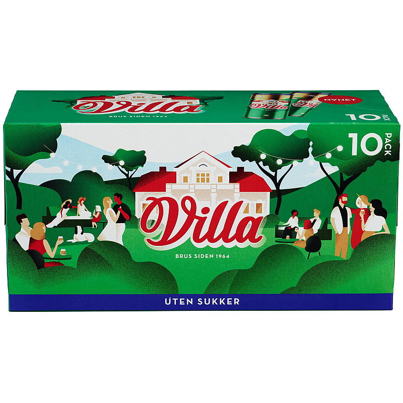 Ringnes Villa Lett 0,33 l boks 10-pk