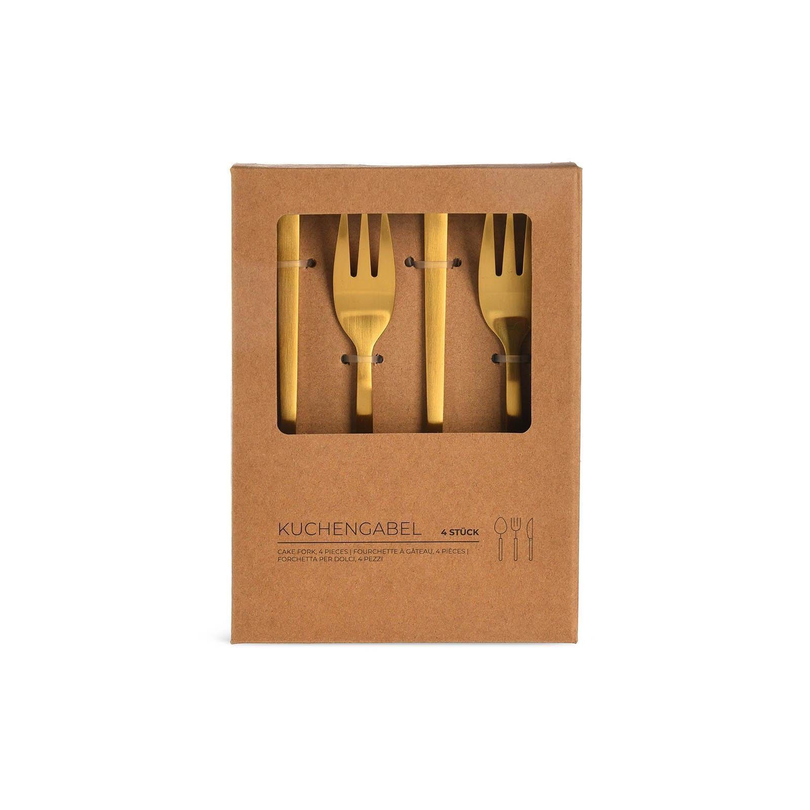 Depot Besteck-Set Kuchengabeln Mora, aus Edelstahl, L 14 Zentimeter