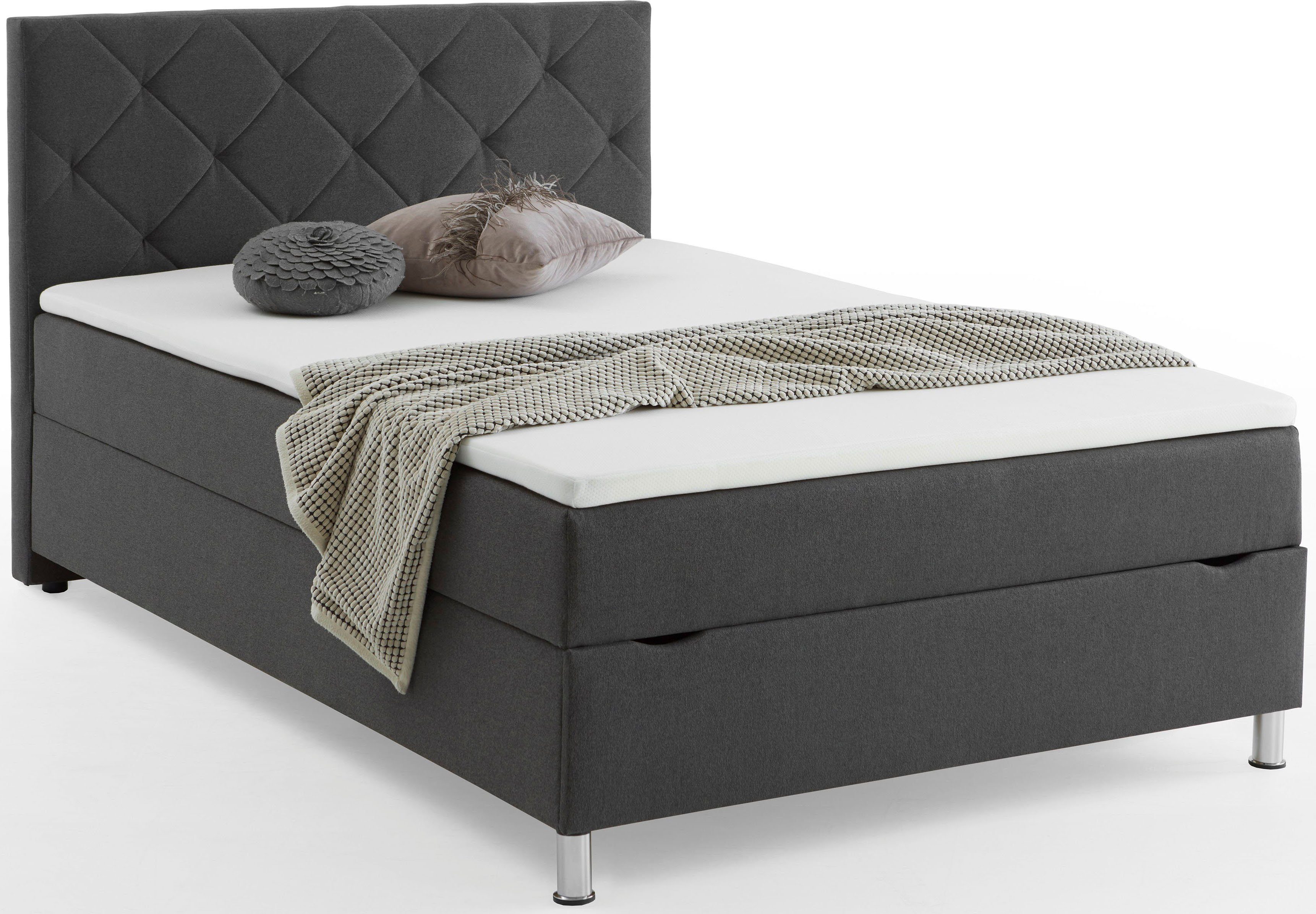 meise.möbel Boxbett Leo, inkl. Bettkasten und Topper