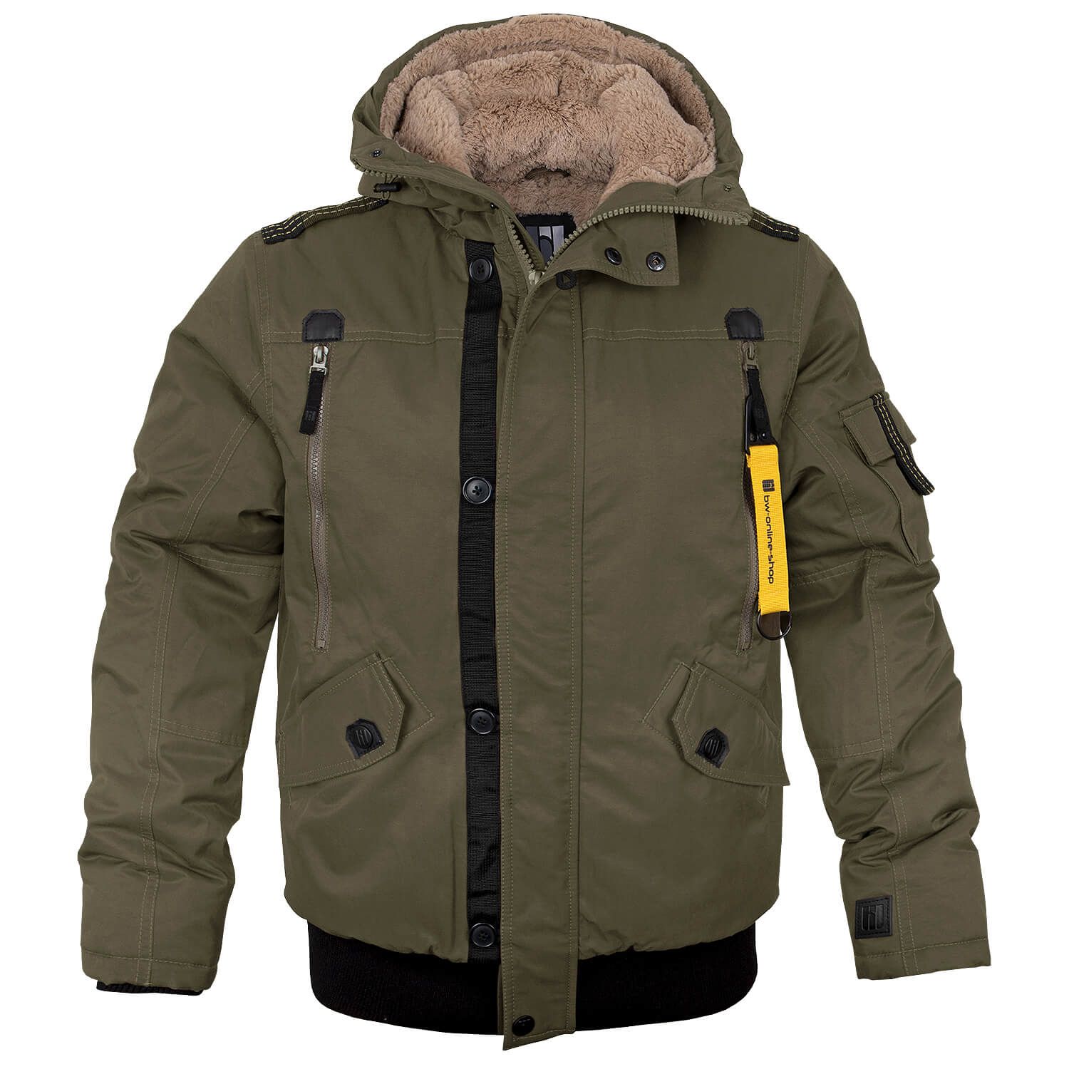 Aircraft Bomberjacke mit Teddyfutter