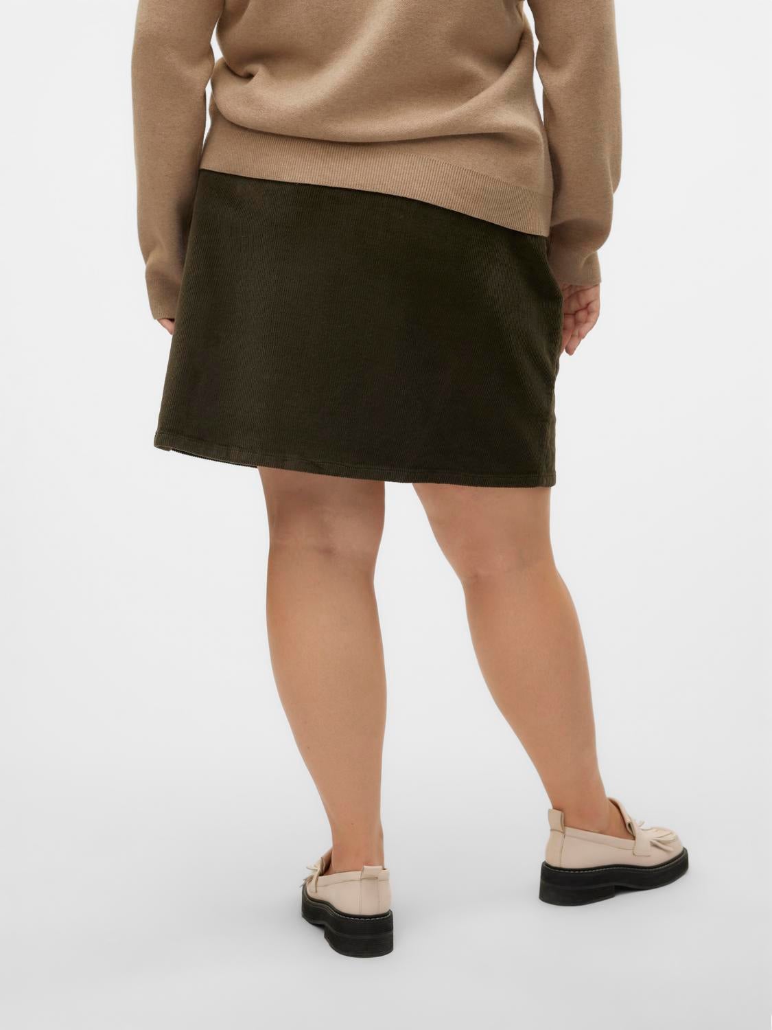 VMCETTA Hohe Taille Kurzer Rock