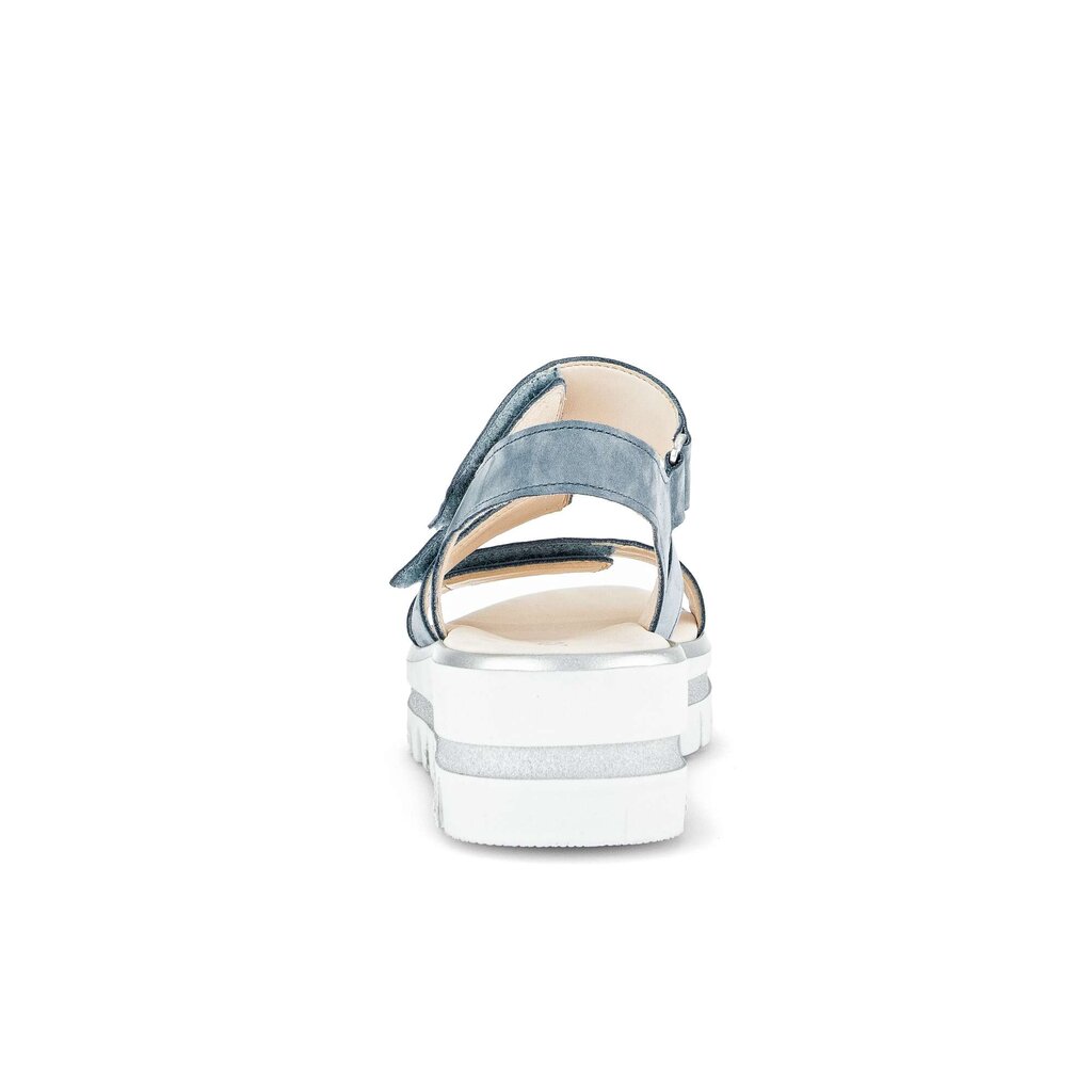 Gabor fashion Plateau Sandale blau