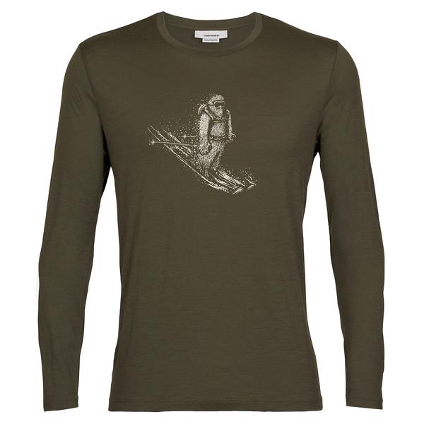 M TECH LITE II LS TEE SKIING YETI Herren - Langarmshirt