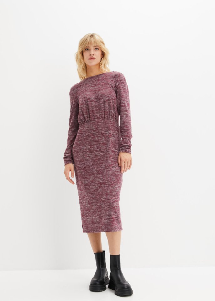 Strickkleid mit Rückenausschnitt