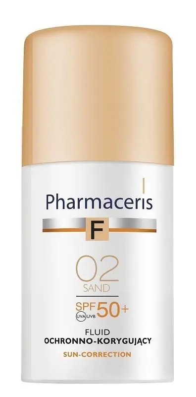 Pharmaceris F Προστατευτικό και Διορθωτικό Υγρό SPF50+ 02