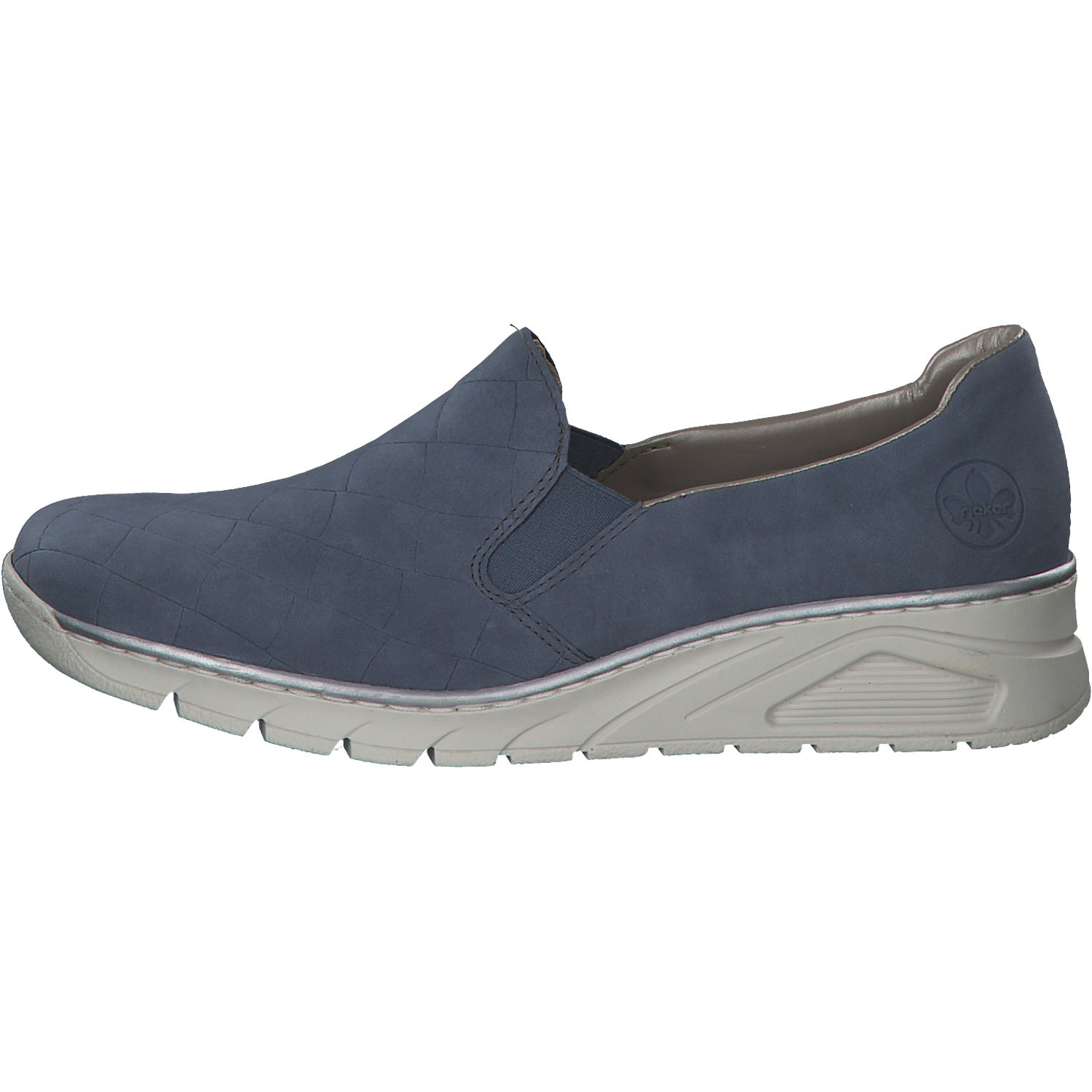 Rieker N3363, Slipper, Damen, lightblue