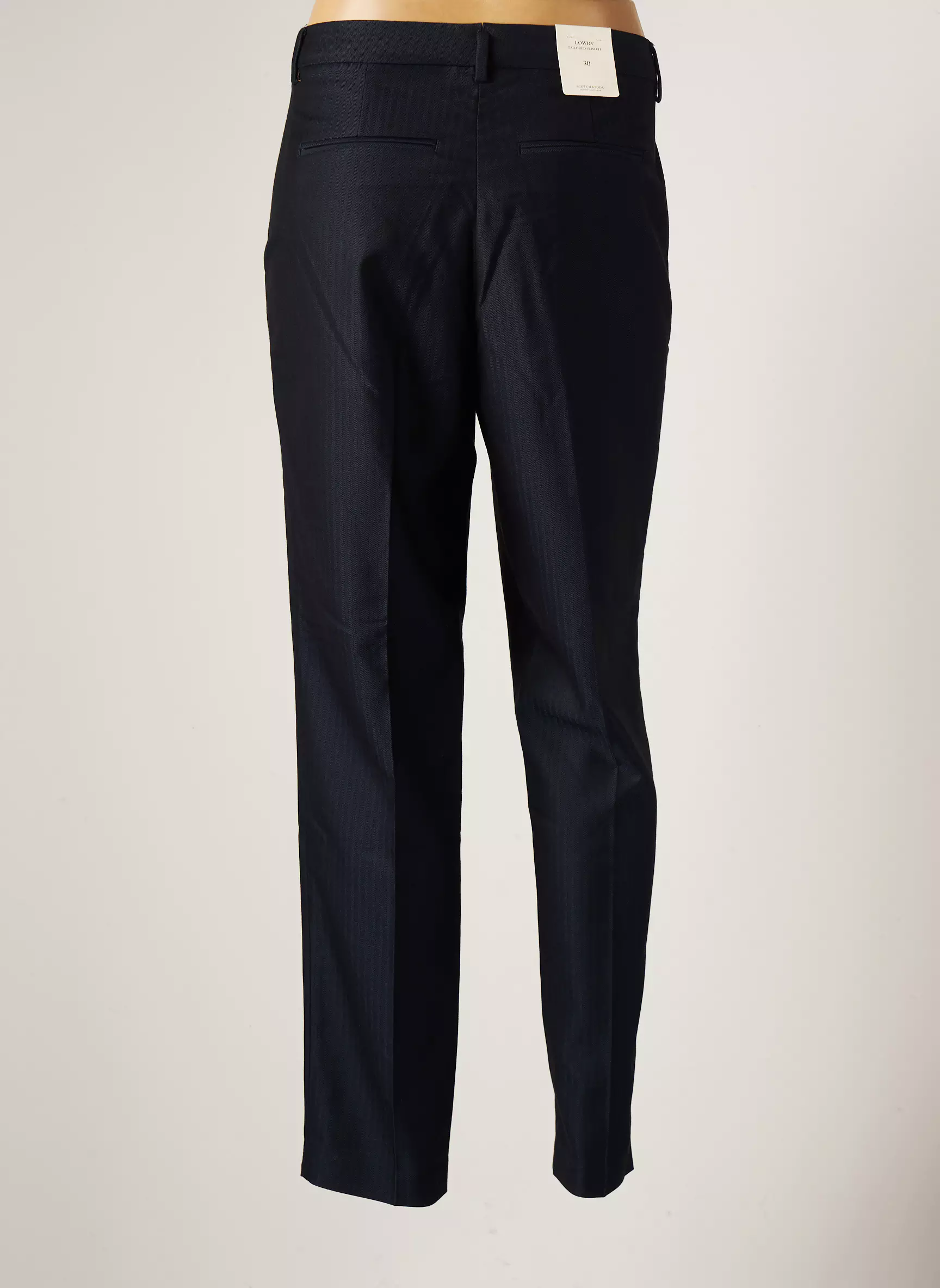 Scotch Soda Pantalons Droits Femme couleur bleu