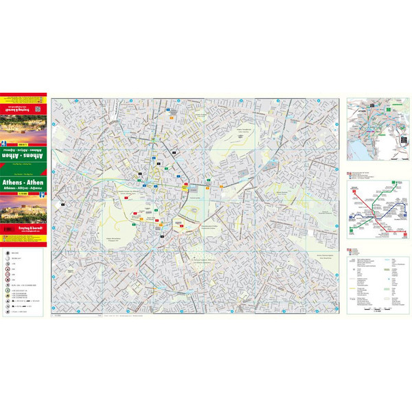 Athen, Stadtplan 1:10.000, City Pocket + The Big Five - Stadtplan