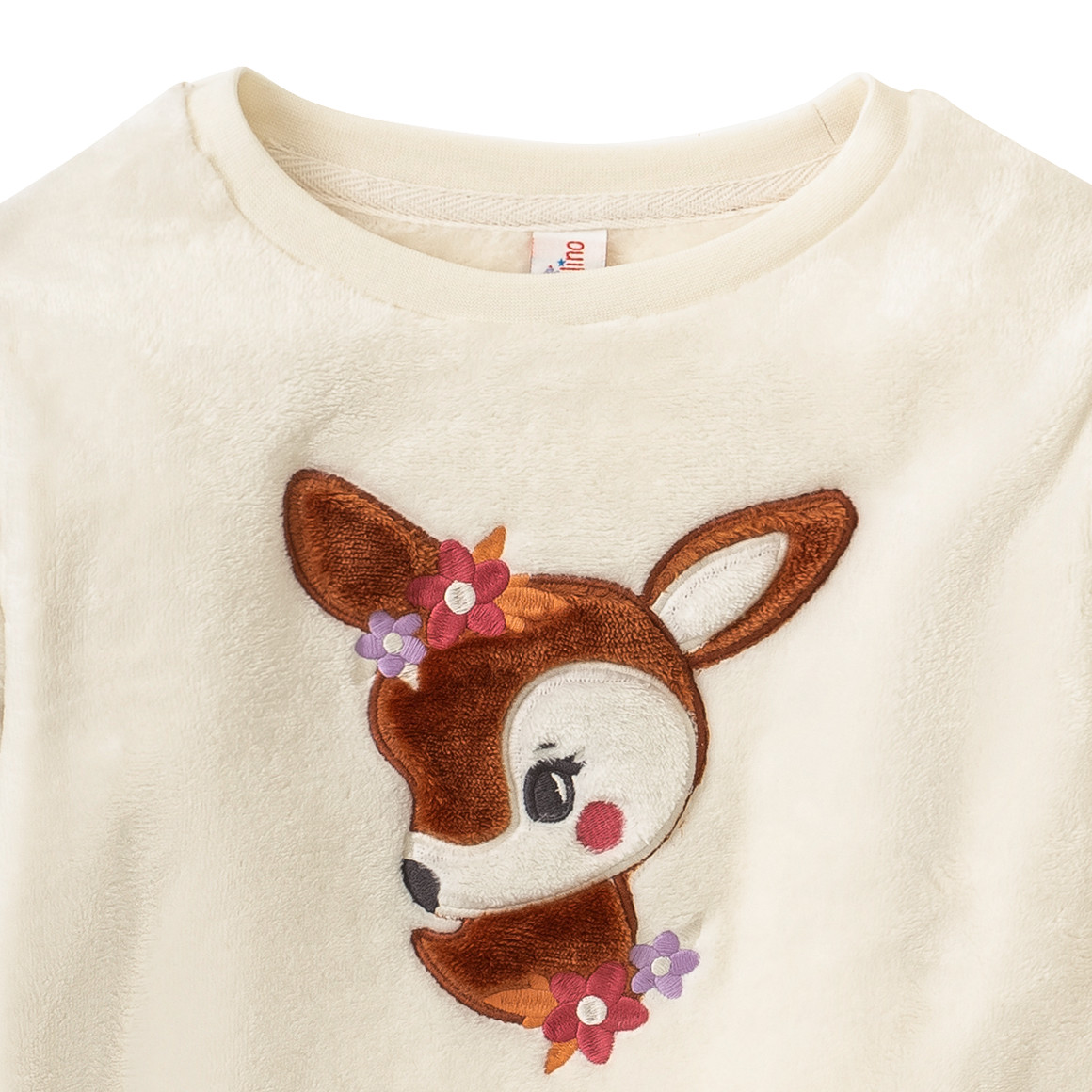 Mädchen Sweatshirt flauschig weich