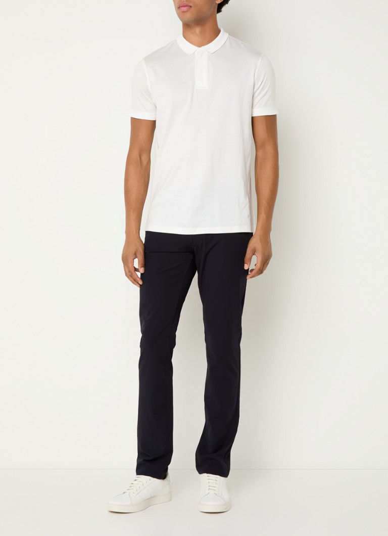 Pantaloni slim fit Emporio Armani cu buzunare laterale