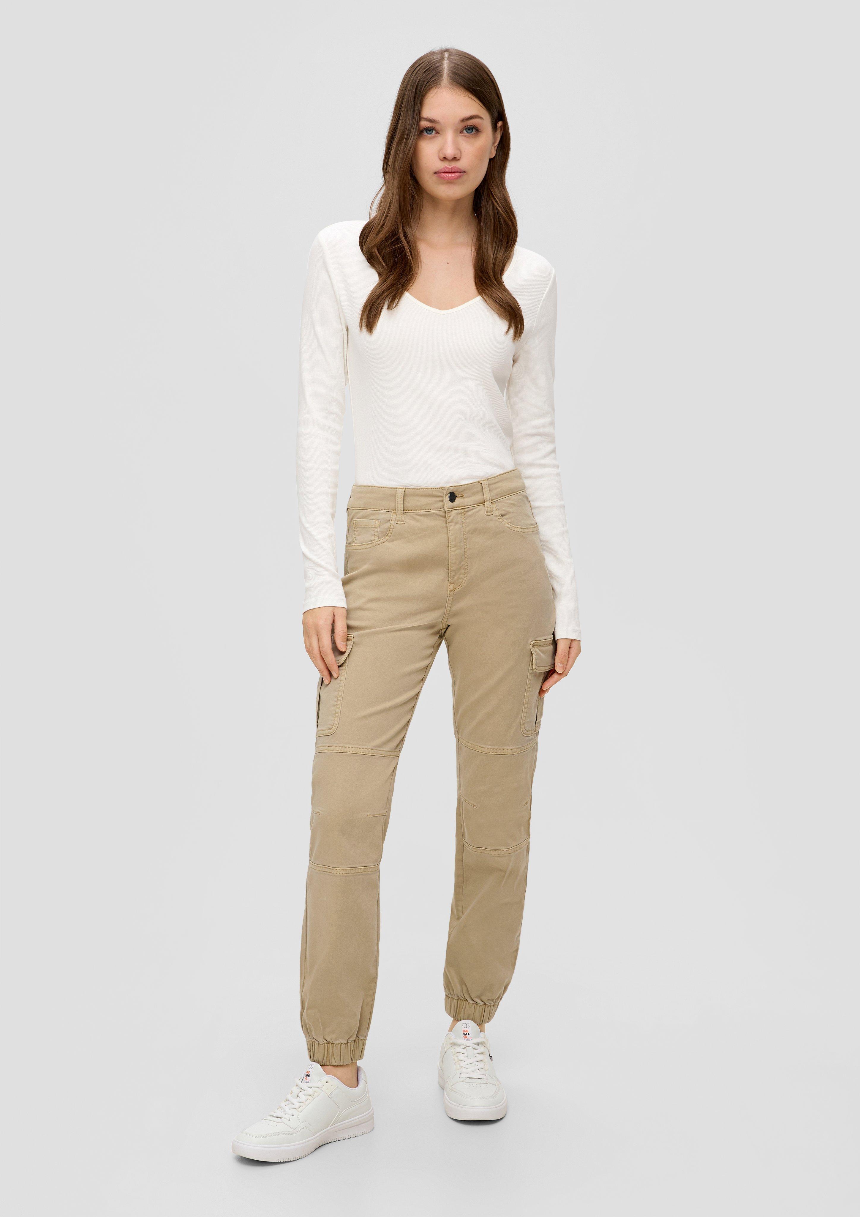 Slim: Cargohose aus Twill  2140813-8170