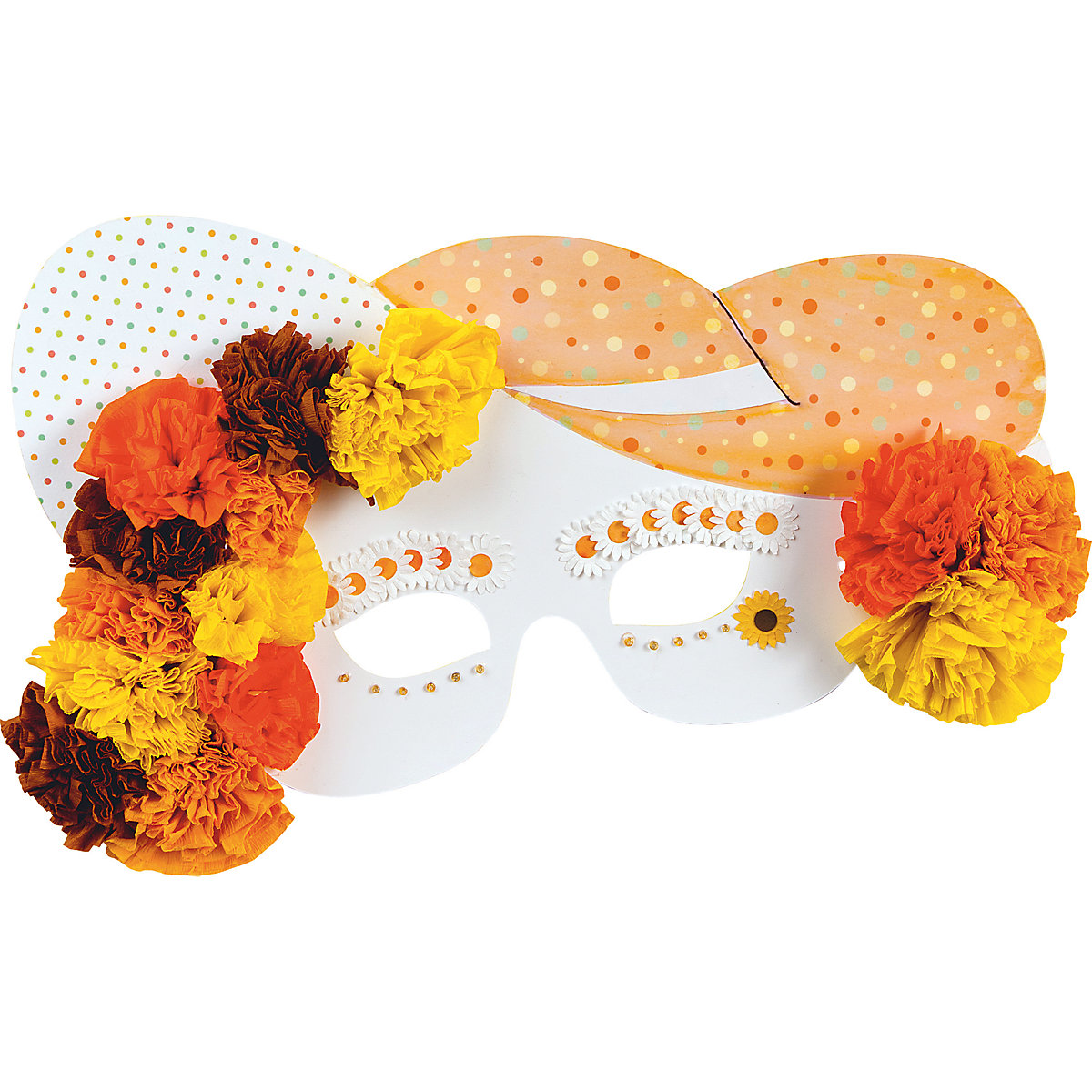 Pappmaskenset Kinder, 6 Stück