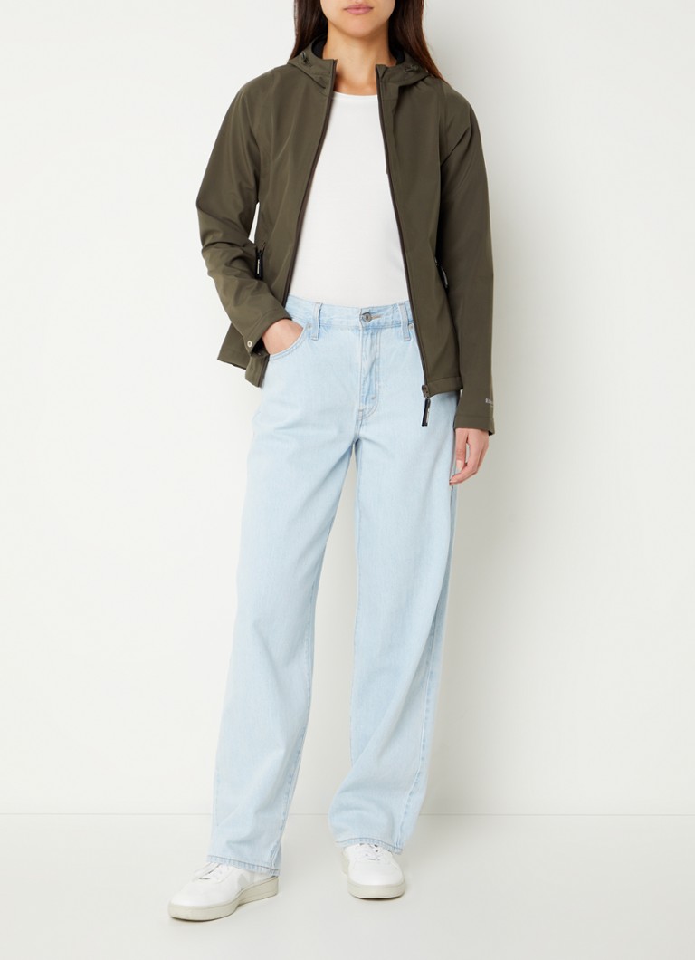 Ilse Jacobsen  Softshell jack met capuchon en ritszakken