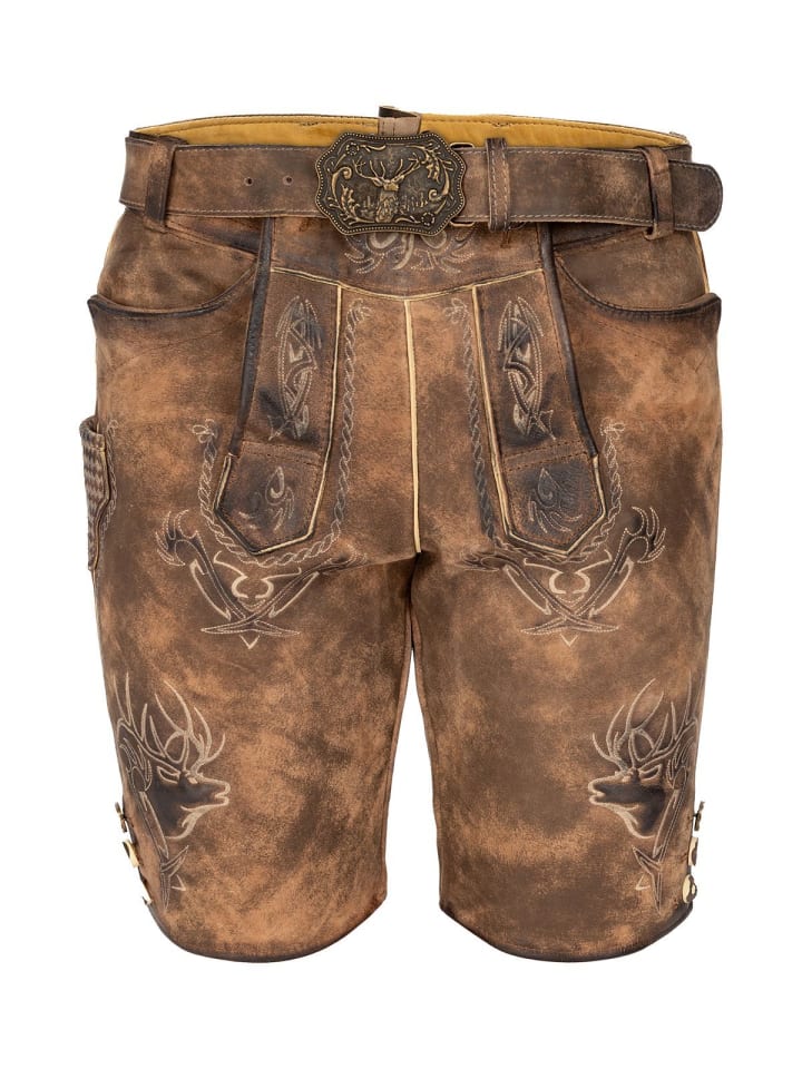 MADDOX Lederhose URGSEE in braun günstig kaufen