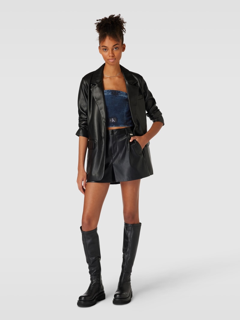 Bandeau-Top in Denim-Optik in jeans
