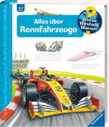 Ravensburger Wieso? Weshalb? Warum?, Band 69: Alles über Rennfahrzeuge