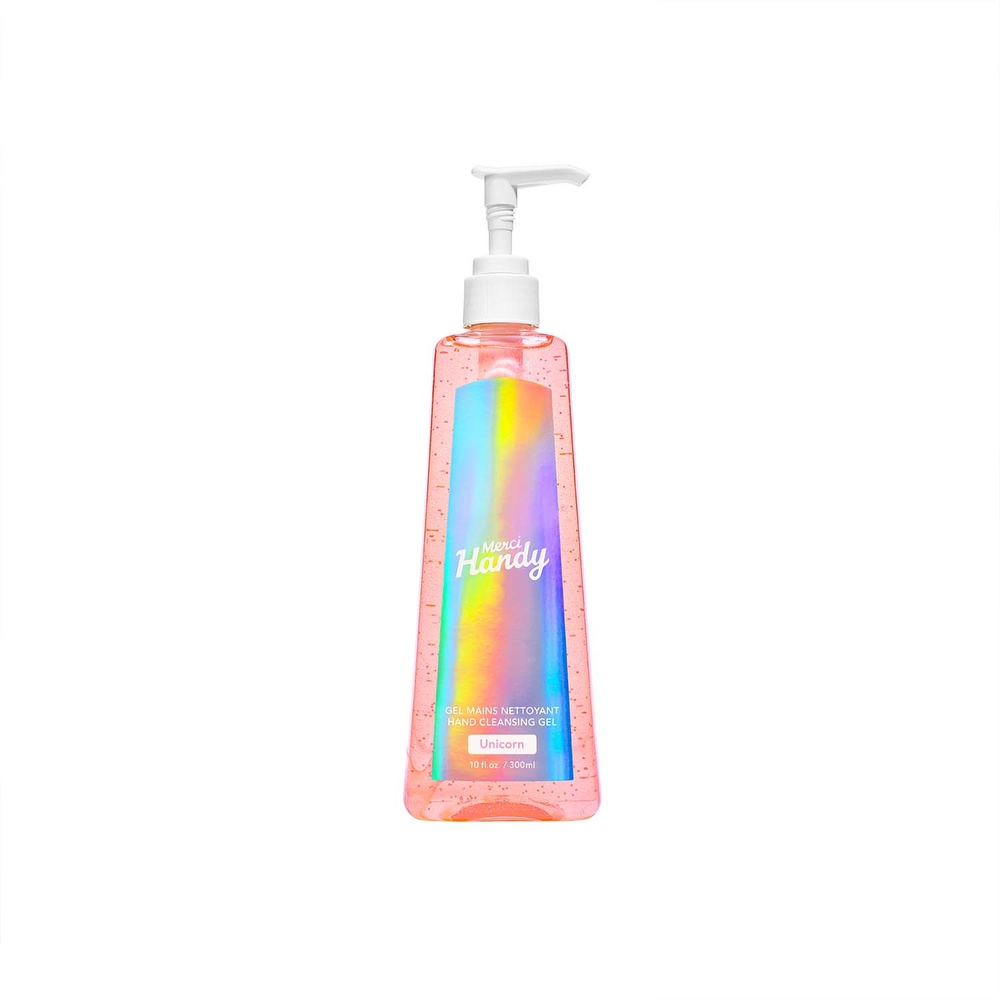 Merci Handy Gel Main Nettoyant 300ml Unicorn Edition Gel mains nettoyant grand format
