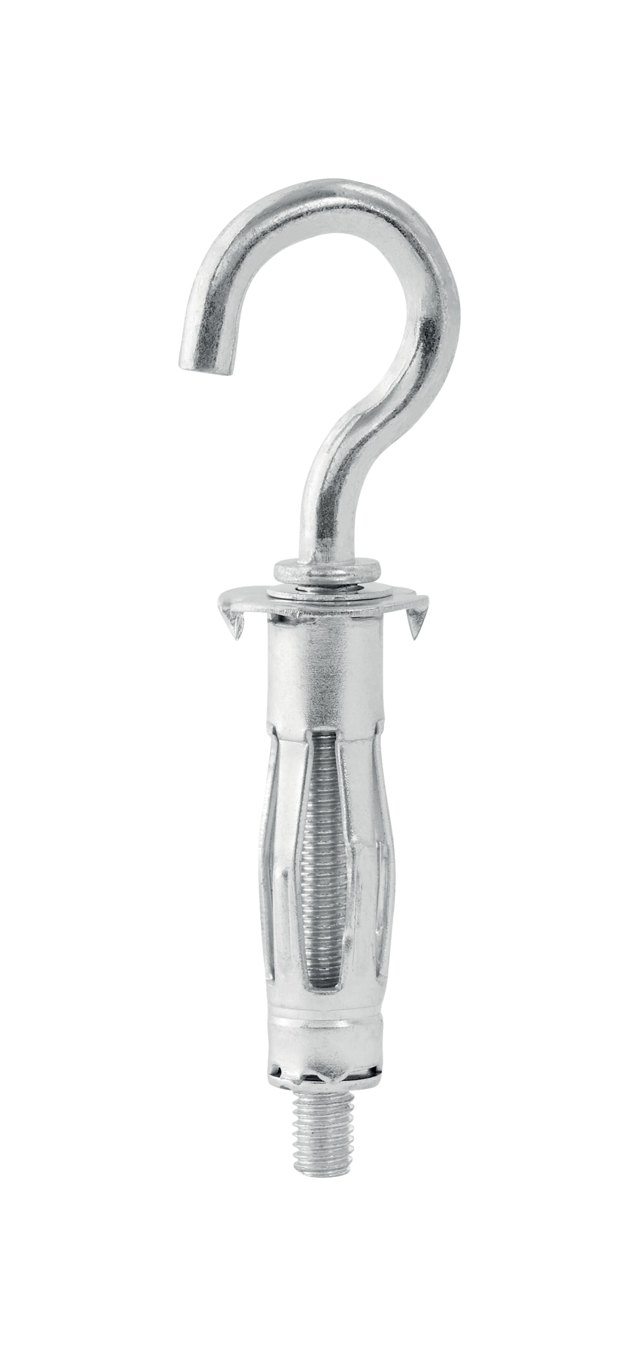 Bucha de parede oca Rapid 5001557 com gancho de rosca, olhal de rosca e parafuso de aperto manual, capacidade de carga de 40 kg