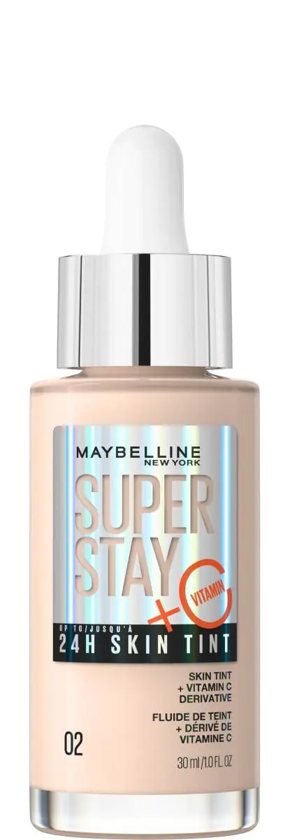„Maybelline Super Stay 24H Skin Tint“ ilgai išliekantis skaistinamasis makiažo pagrindas, 02