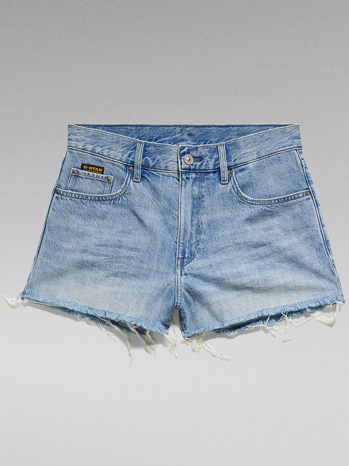 G-Star Jeans-Shorts in Hellblau günstig kaufen