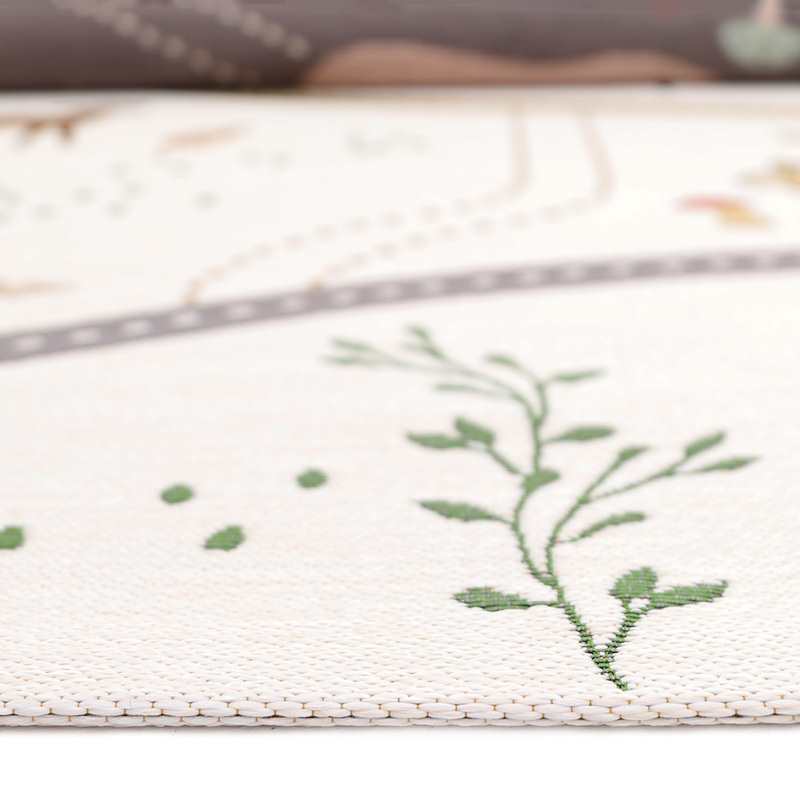 Tapis de jeu indoor & outdoor 123x180cm LITTLE FOREST