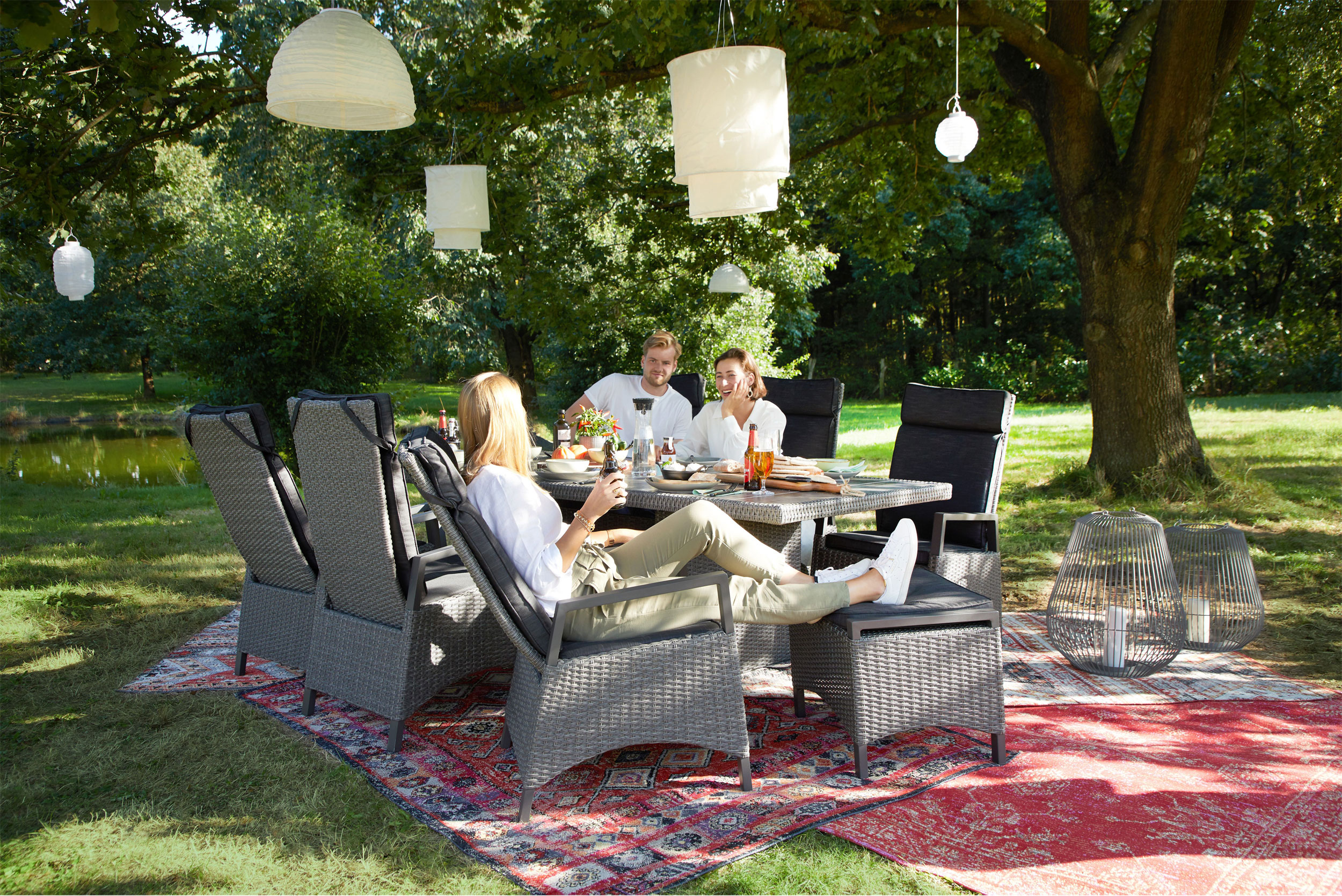 OUTDOORGartensessel Rückenverstellung
