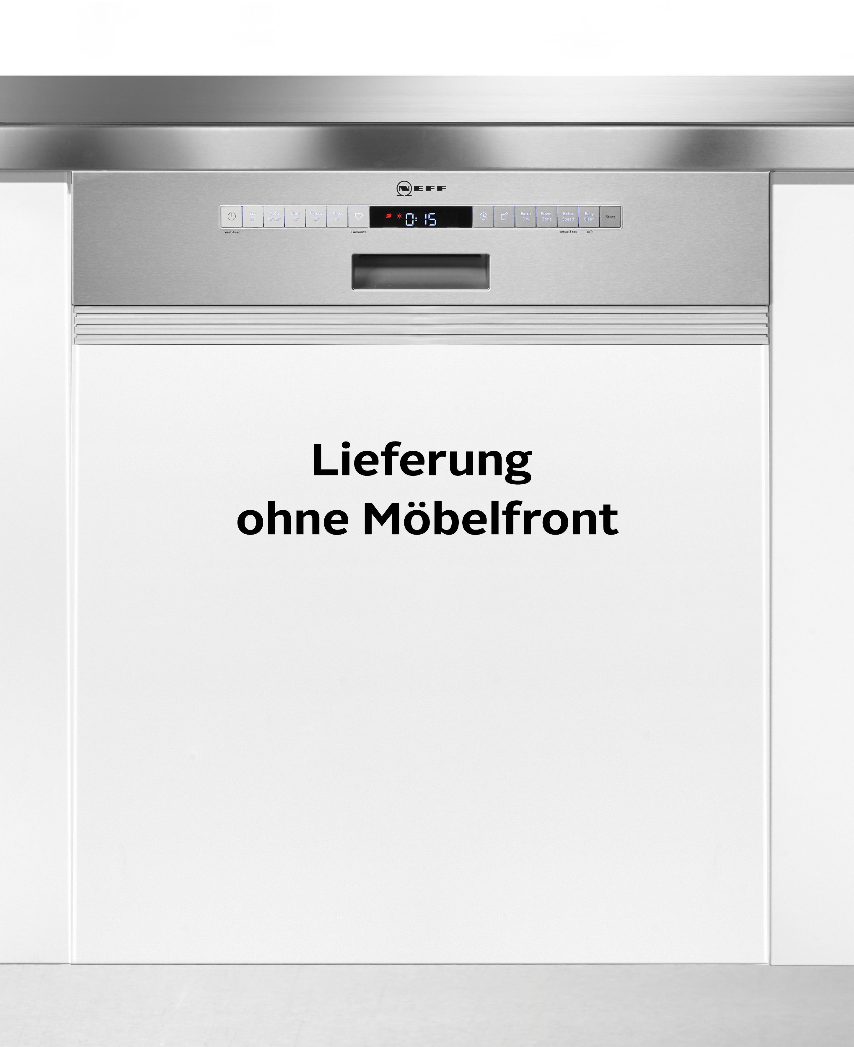 NEFF teilintegrierbarer Geschirrspüler N 50, S145HTS15E, 12 Maßgedecke