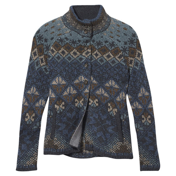 MYSTIC CANYON CARDI II Damen - Wolljacke