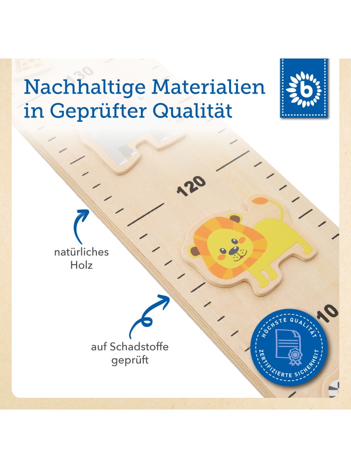 Bieco Spielwaren Messlatte Zoo in Mehrfarbig günstig kaufen onesize