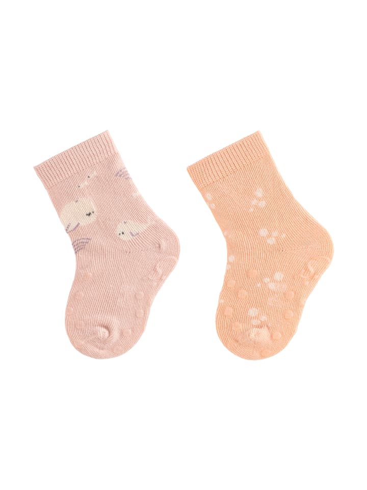 Sterntaler ABS Krabbelsocken 2er-Pack Wal in puder rose günstig kaufen 18