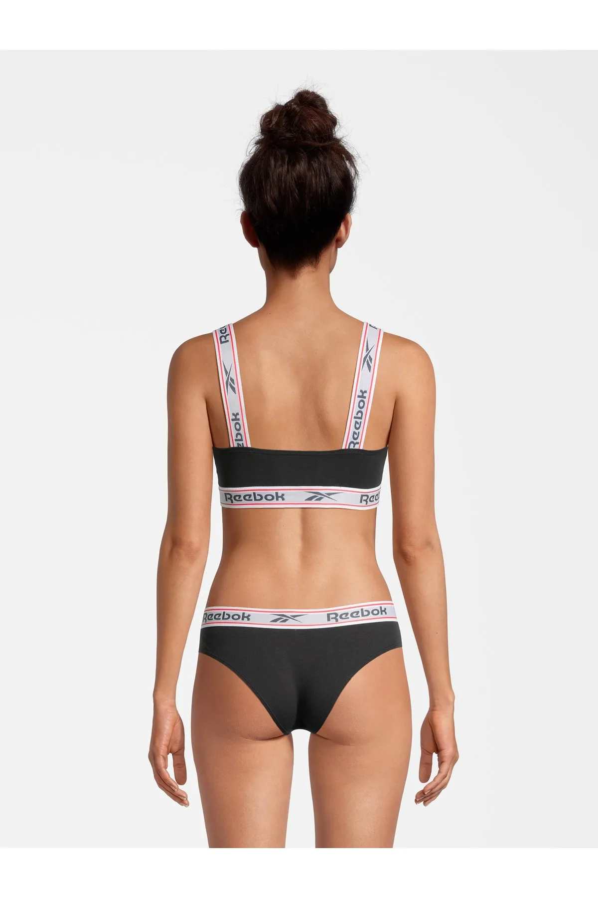 Reebok  Sport-BH - Schwarz - Unifarben